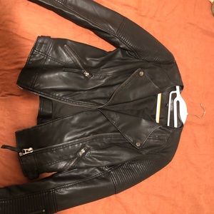 Topshop leather jacket